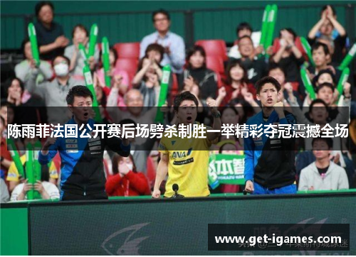 陈雨菲法国公开赛后场劈杀制胜一举精彩夺冠震撼全场